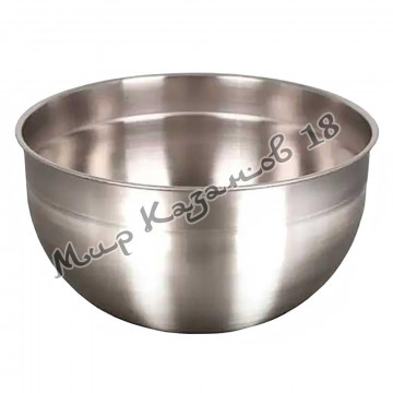 Миска 3.7 л из нерж. стали, диаметр 22 см
