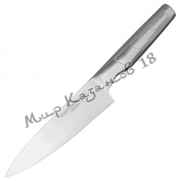 Кухонный шеф-нож (мини) Tuotown 255511 (KERWIN), рукоять сталь, сталь G 1.4116