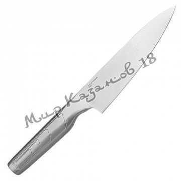 Кухонный шеф-нож (мини) Tuotown 255511 (KERWIN), рукоять сталь, сталь G 1.4116