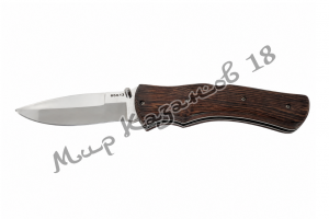 Нож складной S126 АТАКА со стопором, сталь 65Х13