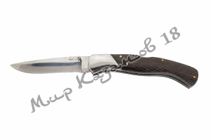 Нож складной S162 БЕРКУТ со стопором, сталь 65Х13
