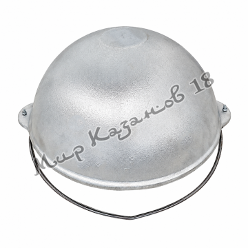 Казан походный (с дужкой) алюминиевый 6 л с крышкой, Балезинский ЛМЗ (2-15М2к-Д)